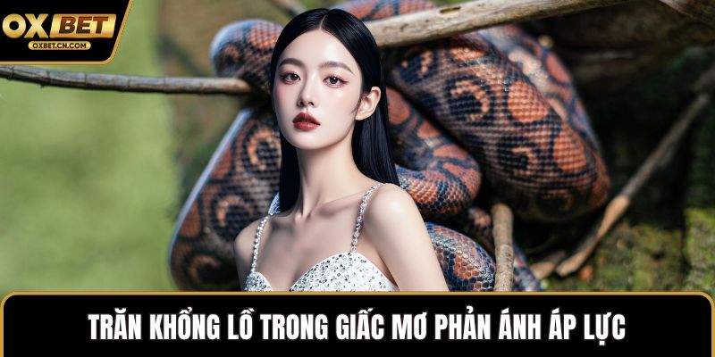 Trăn khổng lồ trong giấc mơ phản ánh áp lực